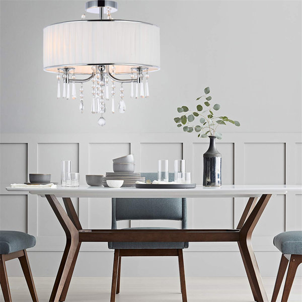 Mercer41 Verndale 3 Light Crystal Chandelier Wayfair.co.uk